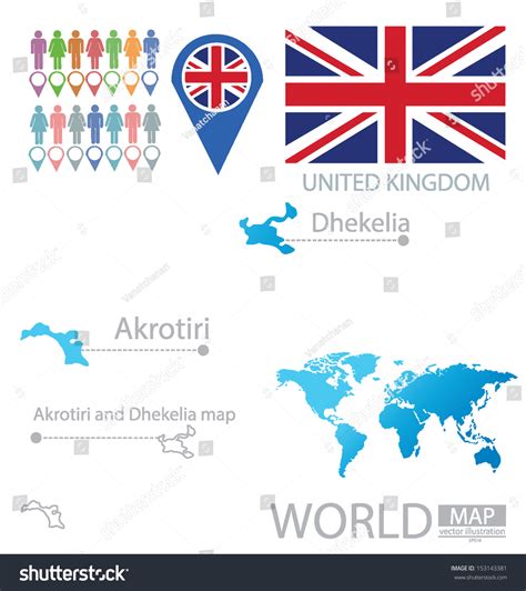 Akrotiri Dhekelia United Kingdom Flag World Stock Vector (Royalty Free) 153143381 | Shutterstock