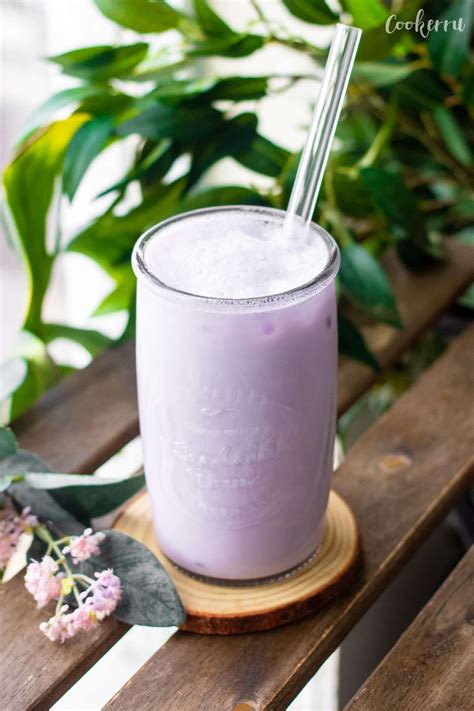 4-Ingredient Taro Milk Tea | Cookerru