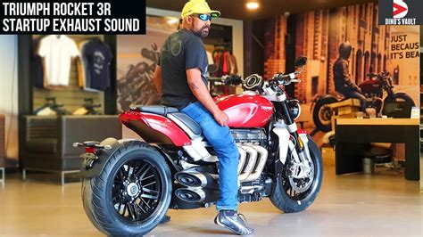 Triumph Rocket 3R Startup Exhaust Sound 4K India #Bikes@Dinos - YouTube