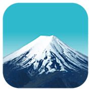 🗻 Emoji Monte Fuji en Facebook 14.0