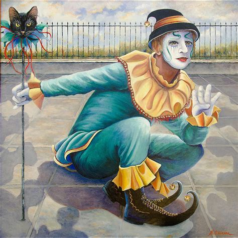 Mime IV Painting by Liz Hutchinson | Fine Art America