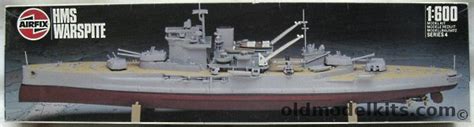 Airfix 1/600 HMS Warspite Battleship, 9-04205