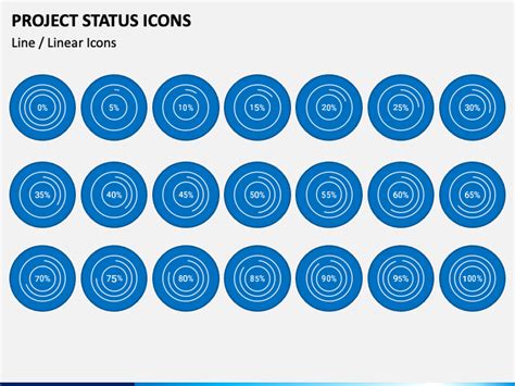 Project Status Icons for PowerPoint and Google Slides - PPT Slides