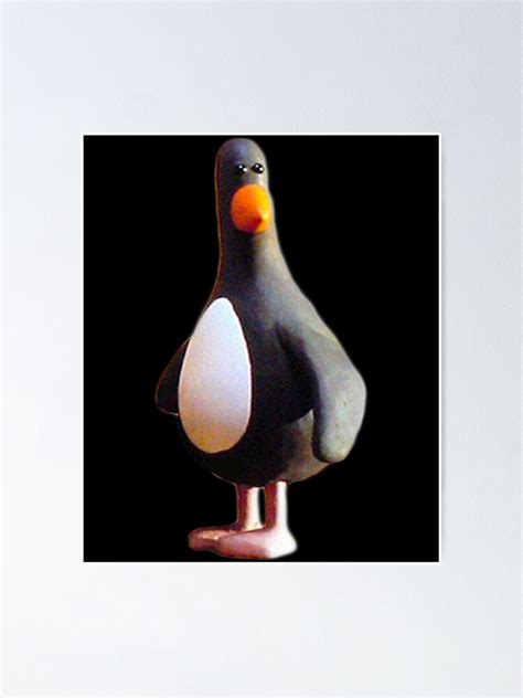 "Wallace and Gromit Feathers McGraw Penguin " Poster for Sale by IronSkullShop | Redbubble