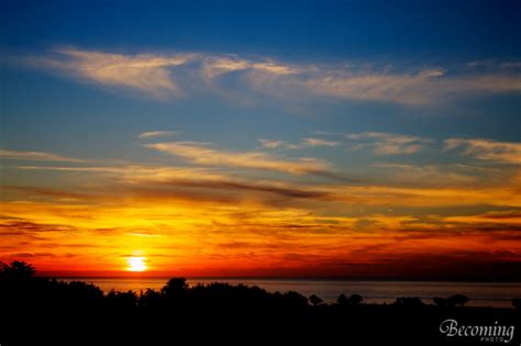 Coastal California Sunsets – Flaming Sky