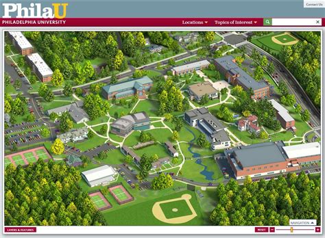 Philadelphia University Campus Map Campus Map, Interactive Map, Online School, Community College ...