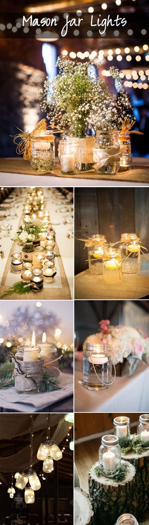 50+ Best Rustic Wedding Ideas with Mason Jars – Stylish Wedd Blog