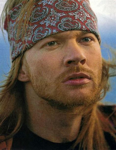 Axl Rose Bandana Beard 1990s Photo portrait | Axl rose, Guns n roses, Axel rose