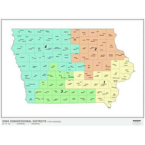 Iowa Congressional District Map 2024 - Theo Adaline