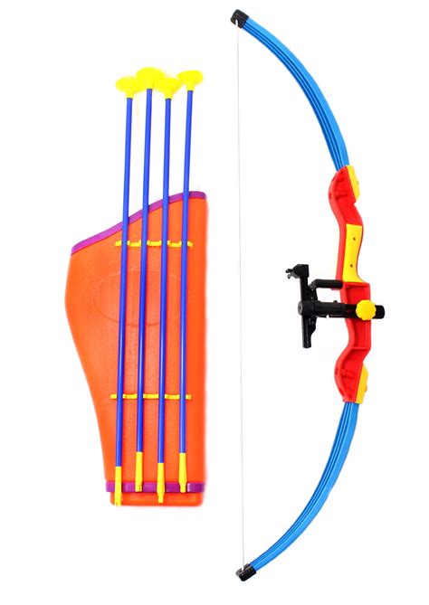 Bisontec Kings Sport 32" Toy Archery Bow And Arrow Set For Kids - Four ...