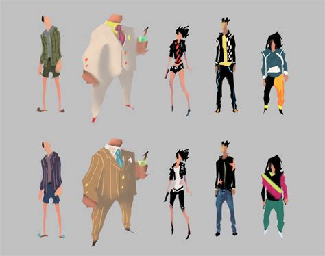 Neuromancer Characters WIP by tohas on DeviantArt