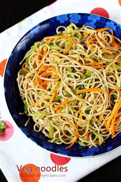 Veg noodles recipe (Vegetable noodles) - Swasthi's Recipes