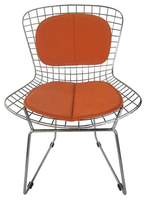 Cushion & Back Pad for Bertoia Side Chair by studiocityloft | Bertoia side chair, Seat pads, Chair