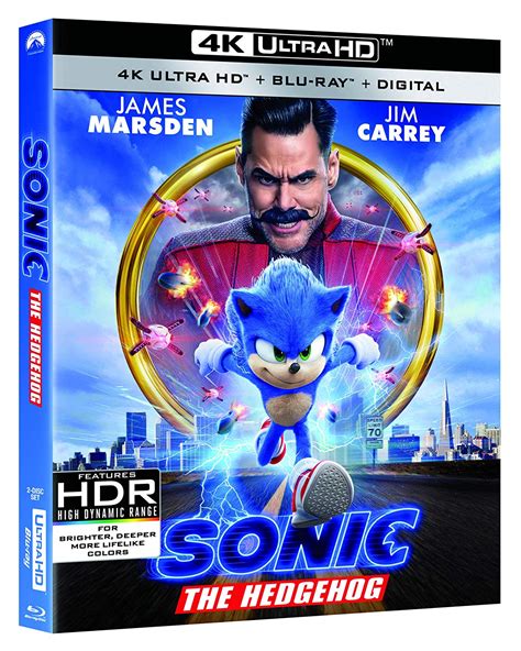 Sonic the Hedgehog ( 4K Ultra HD + Blu-ray + Digital ) - Blu-Ray Movies