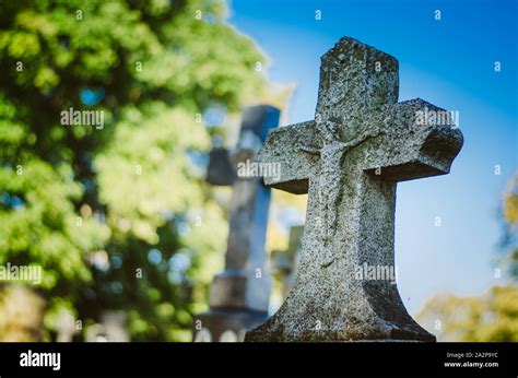 All Saints Day in the cemetery Stock Photo - Alamy