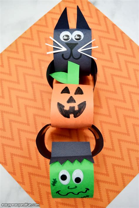 Halloween Paper Chains - Easy Peasy and Fun