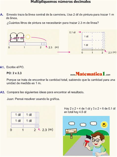 MULTIPLICACIÓN DE NÚMEROS DECIMALES EJERCICIOS RESUELTOS DE SEXTO GRADO ...