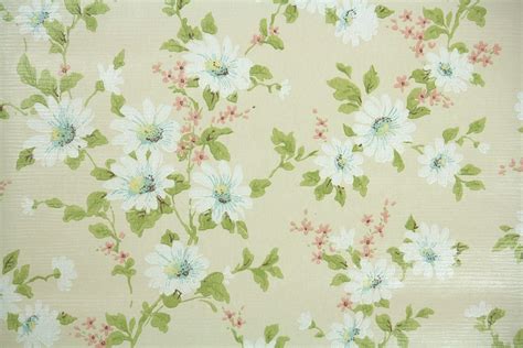 1960s Floral Vintage Wallpaper – Hannah's Treasures Vintage Wallpaper