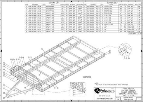 Trailer Plans | Car, Motorbike, Tipper & Flatbed Fabrication Plans