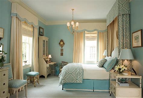 French country bedroom | Romantic bedroom colors, Serene bedroom, Blue and gold bedroom