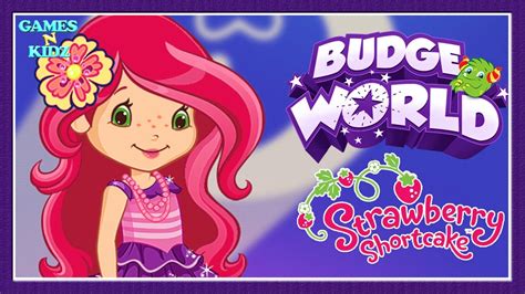 Strawberry Shortcake, Dress Up, Cooking, Fun All Games - Budge World App For Kids - YouTube