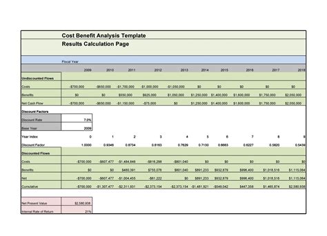 28 Simple Cost Benefit Analysis Templates (Word/Excel)