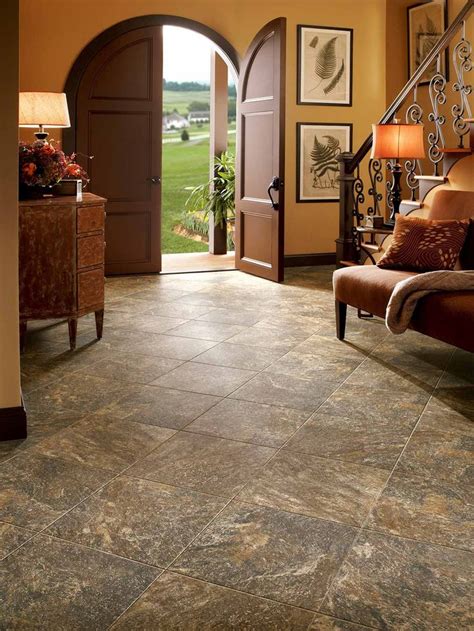 high end vinyl flooring that looks like tile - Lynsey Woodward