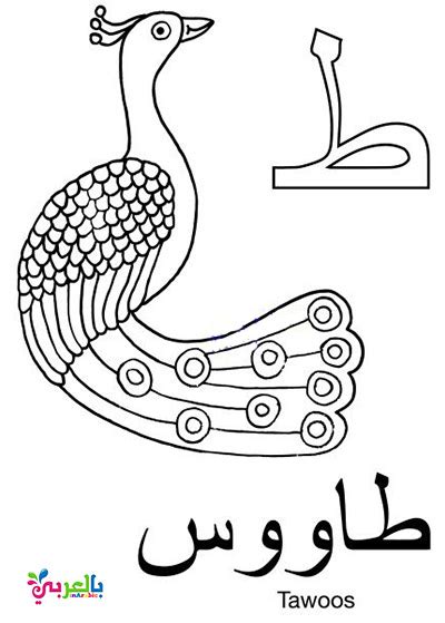 اوراق تلوين الحروف العربية واسماء الحيوانات للاطفال حروف عربية للتلوين ⋆ بالعربي نتعلم