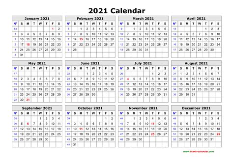 2021 Monthly Calendar Pdf Printable Calendar Printables Monthly - Riset