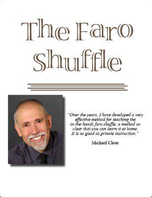 Michael Close – On the Faro Shuffle [CD-rom files] – Erdnase Magic Store