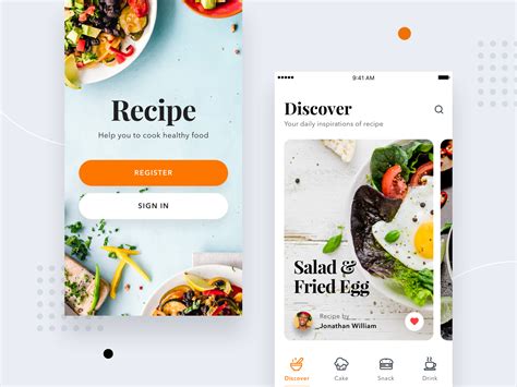 #Exploration - Recipe App | Food app, App design inspiration, Mobile ...