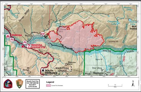 South Fork Fire perimeter map 8-21-17 | Sierra News Online