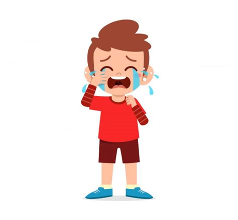 Chicos enfadados | Fotos y Vectores gratis Crying Kids, Boy Crying, Depression Illustration ...