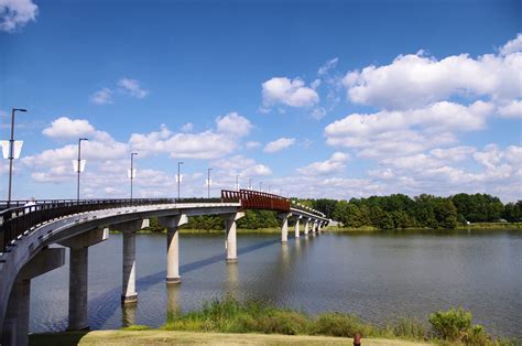 Two Rivers Park and its Bridge, Little Rock, Arkansas.