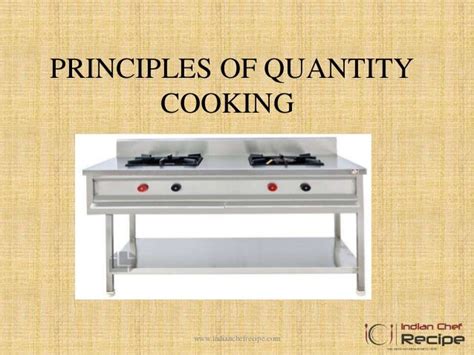 Principals of quantity cooking