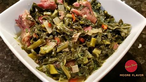 How To Make Collard Greens with Smoked Ham Hocks | Smoked ham, Collard greens, Southern cooking