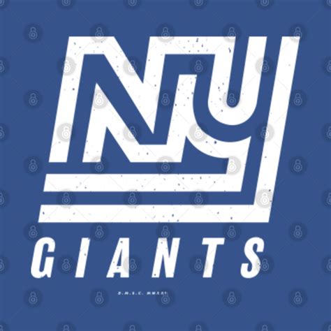 Giants - 1975 Electric Logo Alternate (White) - New York Giants - T-Shirt | TeePublic