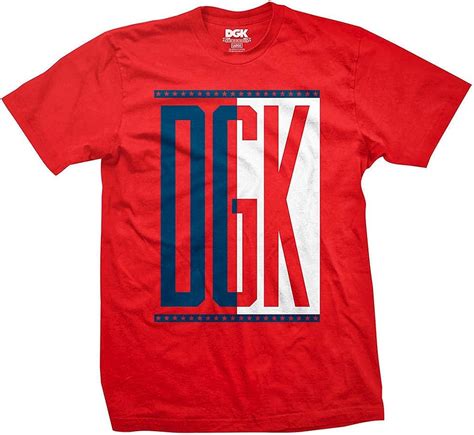 Amazon.com: DGK Men's Split T Shirt Red 2XL: Clothing