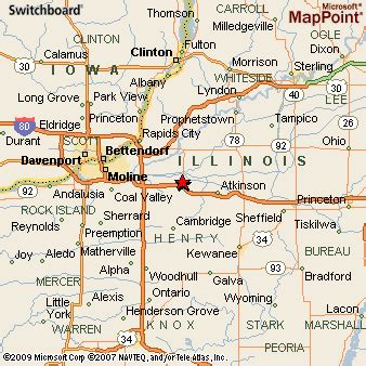 Geneseo, Illinois Area Map & More