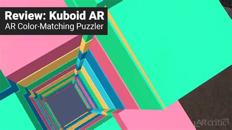 Kuboid AR Review - Color-matching AR Puzzle iOS game