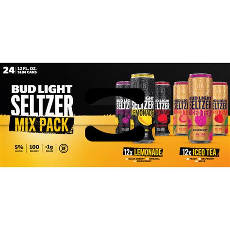 Bud Light Seltzer, Iced Tea & Lemonade Hard Seltzer Variety Pack (12 oz) - Instacart