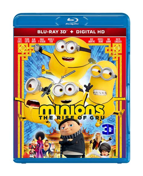 Minions: The Rise of Gru (3D Blu-ray 2022) Region free