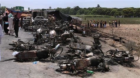 Pakistan fuel truck fire takes four more lives overnight, death toll now 157 - world news ...