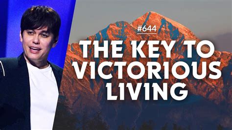 #644 - Joseph Prince - The Key To Victorious Living - Highlights ...