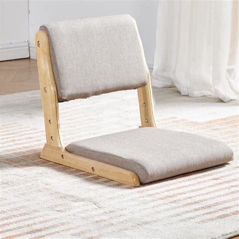 Buy ZHEKUN Tatami Chair Accent Furniture,Foldable Meditation Floor Chair, Living Room Chair ...