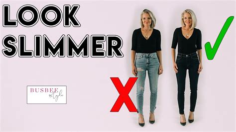 How To INSTANTLY Look Slimmer! 10 Style Tricks - YouTube