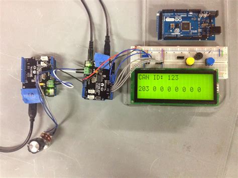 Arduino can bus example – Spegel med belysning