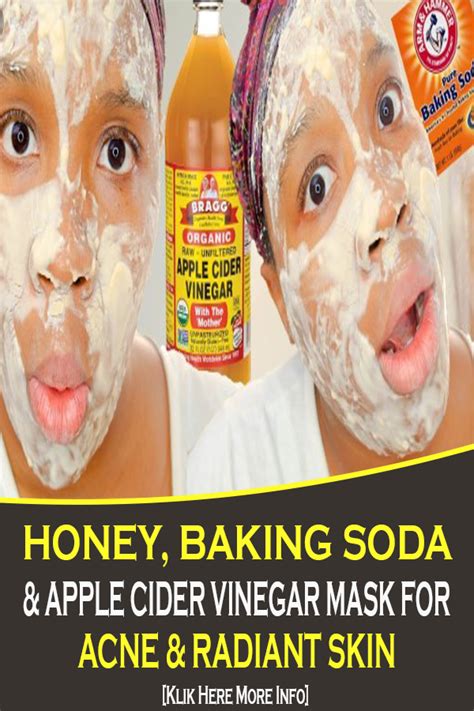 HONEY, BAKING SODA & APPLE CIDER VINEGAR MASK FOR ACNE & RADIANT SKIN - naturalcreambeauty