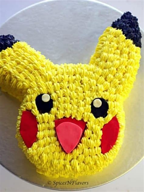 pikachu cake template Archives - Spices N Flavors