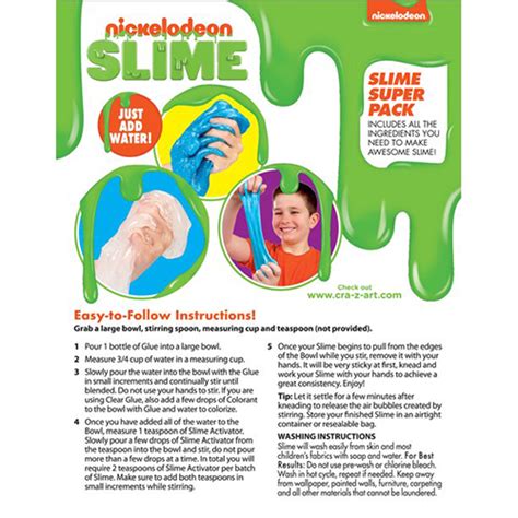 Recipe For Nickelodeon Slime Kit | Besto Blog